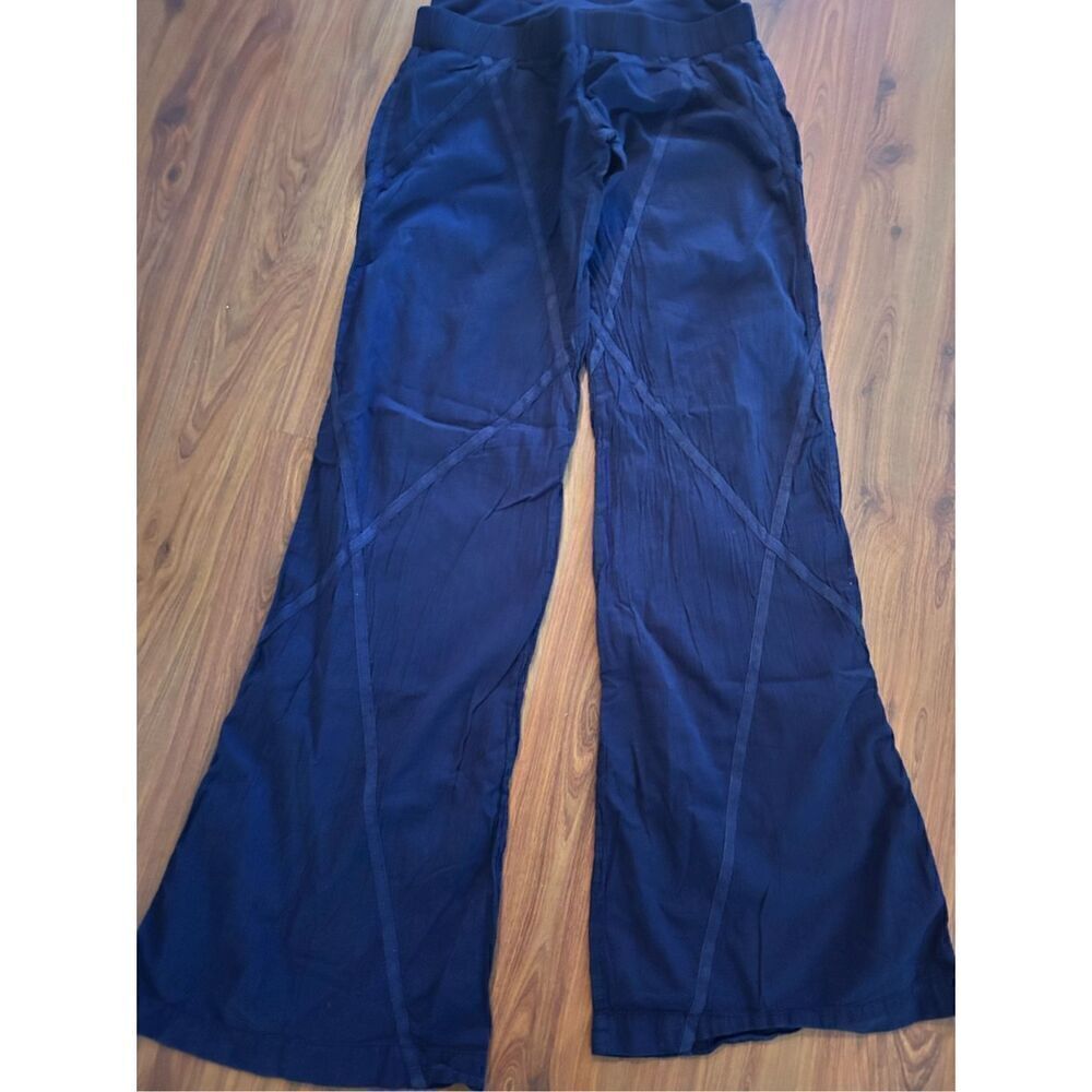 LF brand navyโcotton wide leg casual pants low rise sizeโXS